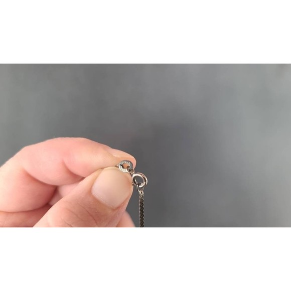 Vintage 925 Leaf Pendant Necklace - Picture 10 of 10